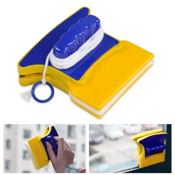 

Hot Double Sides Magnetic Window Glass Cleaner Magnets Brush Wizard Wiper Household Glass Surface Cleaning Pinceis Wash Tools