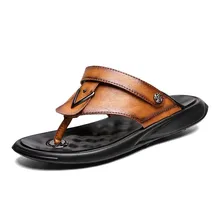 Летние модные однотонные пляжные шлепанцы; мужские вьетнамки; обувь высокого качества; Zapatos; нескользящая повседневная обувь; тапочки; большие размеры