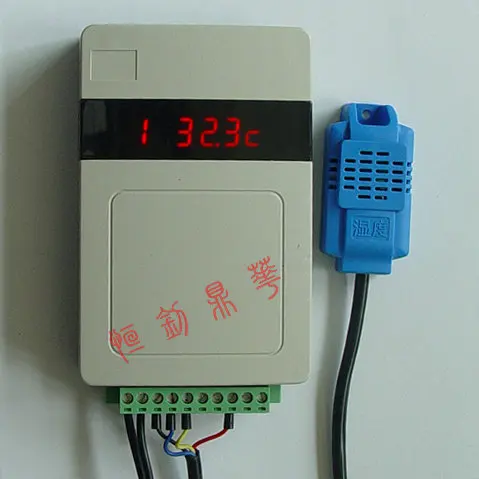 Датчик температуры и влажности светодиодный дисплей SHT DS18B20 RS485 Modbus