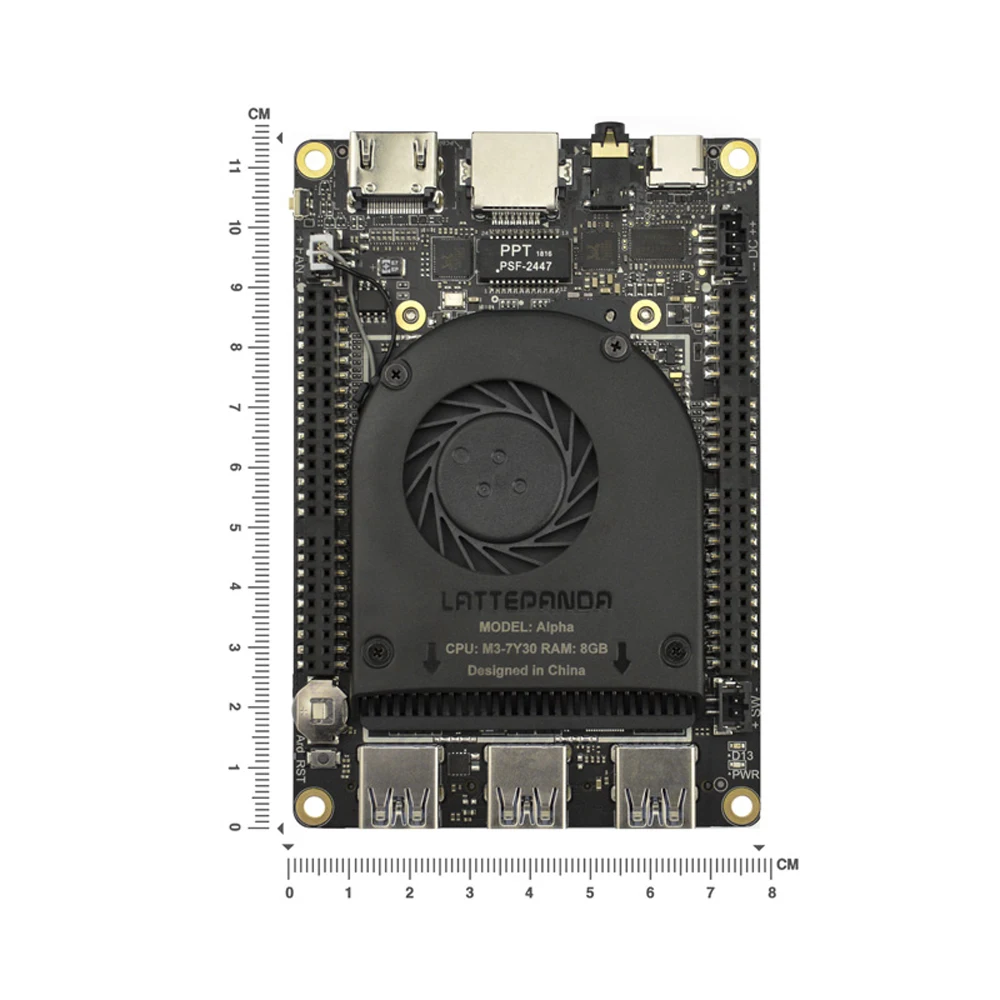 Smartfly LattePanda Alpha 800s & 864s Intel 8100Y CPU Win10 макетная плата 8 ГБ/64 Гб latte panda