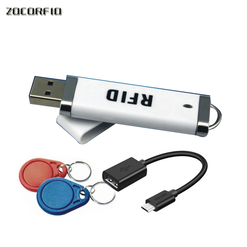 휴대용 미니 USB RFID EM ID 카드 판독기 25Khz 카드 판독기 재생 및 플러그 USB 8/10 비트 용 드라이버 방지