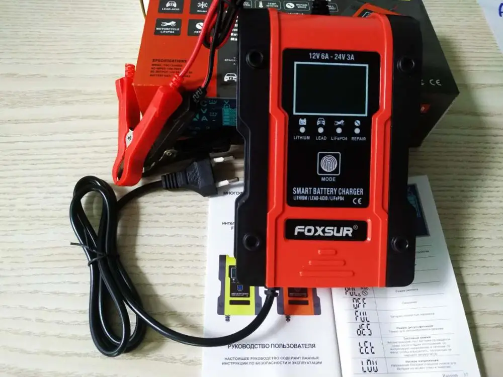 12V 24V 6A автоматический сенсорный ЖК дисплей ремонт импульса 7 этап Автомобиль