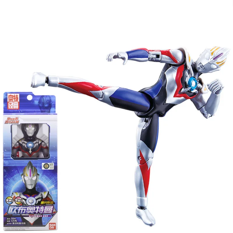 

Bandai 17.5 Centimeter Sound Making Super Cute Cartoon Ultraman Figurine Siro Dynamo Tiga Galaxy Uub Gaussian Jade