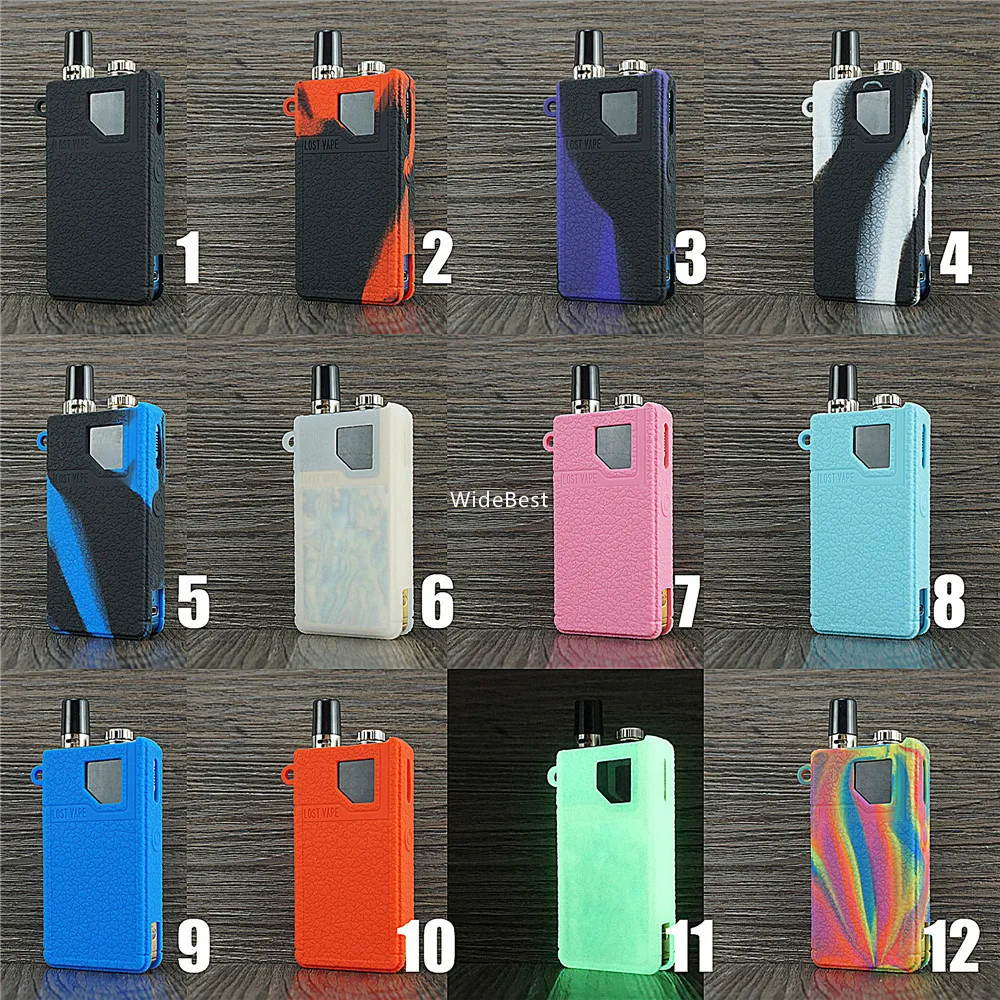 Силиконовый чехол щит Обёрточная бумага рукав кожи с петлей для lost vape orion ДНК go q |