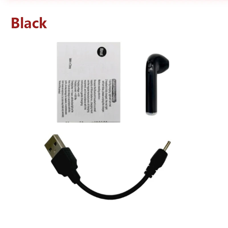 I7s TWS i9s мини беспроводные Bluetooth наушники стерео наушники-вкладыши с зарядной коробкой микрофон для всех смартфонов iPhone samsung - Цвет: Black
