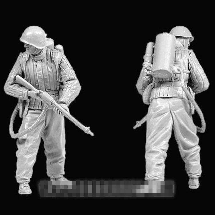 1/35 советских солдат, элитных штурмовых солдат, смоляная модель фигурки GK, солдатская военная тема Второй мировой войны в разобранном и неокрашенном комплекте