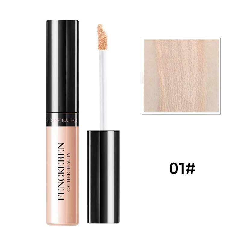 Concealer Liquid Cover Dark Circles Isolate Moisturizing Foundation Natural Waterproof Sweatproof Long Lasting Concealer