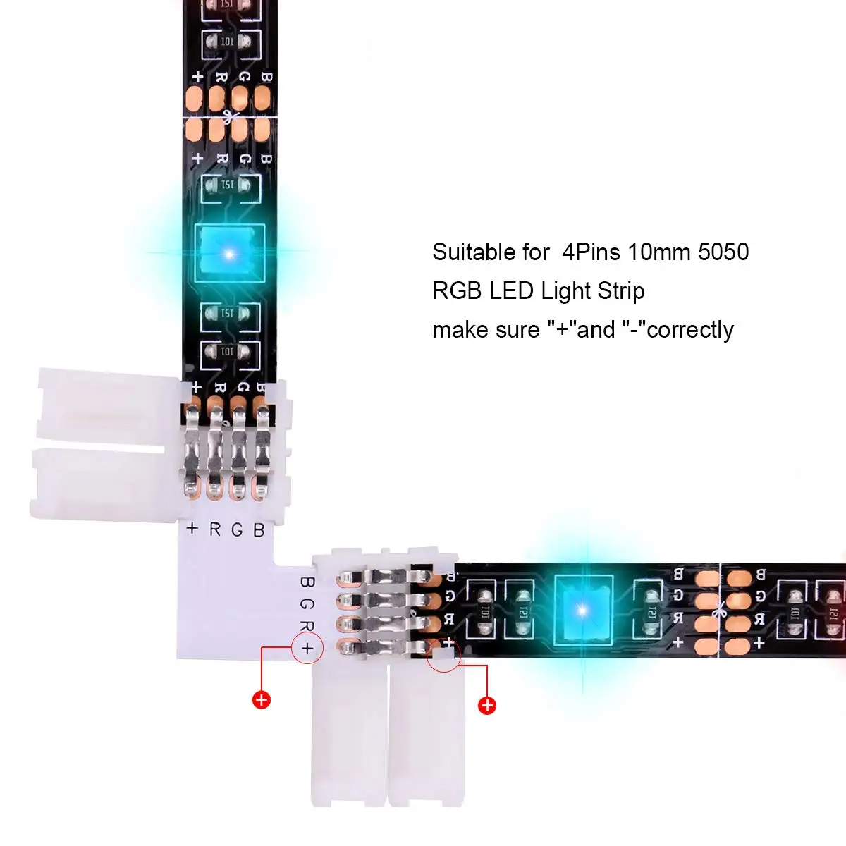 RGB 3528 5050 4Pin светодиодный светильник комплект ленточных соединителей PCB кабель PCB Зажим адаптер, предоставляет Большинство деталей для DIY