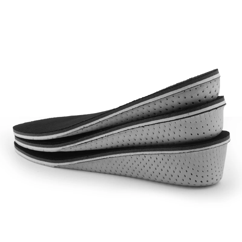 Baasploa Height Increase Insole Hard Breathable Memory Foam Heel Lifting Inserts Lifts Shoe Pads Elevator Insoles For Unisex