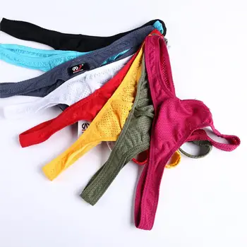 

Sexy Gay Underwear Men Thongs Hot mesh Mens G Strings Gay underwear bikini