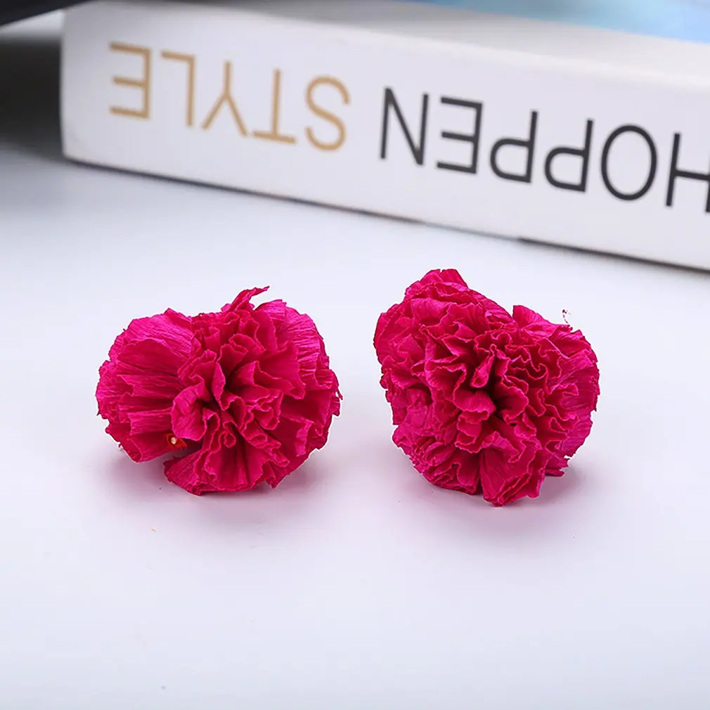 Cat toy Colored paper flower ball cat scratching bite funny toy