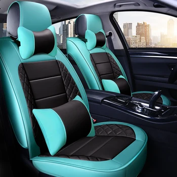 

Full Coverage Eco-leather auto seats covers PU Leather Car Seat Covers for Nissan terrano xtrail murano safari pathfinder