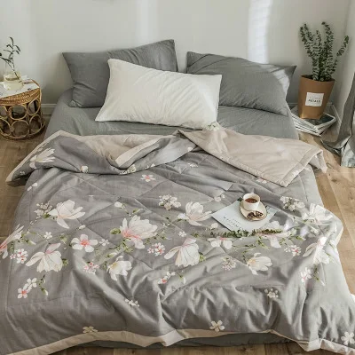 Новые листья, скандинавском стиле, кондиционер, летнее стеганое одеяло, одеяла для взрослых, детей, пледы, пэчворк, покрывало на кровать - Цвет: E