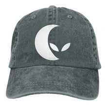 Alien Moon Casquette Deep Heather Мужская и женская джинсовая бейсболка с ремешком на спине регулируемая шляпа для папы и гольфа