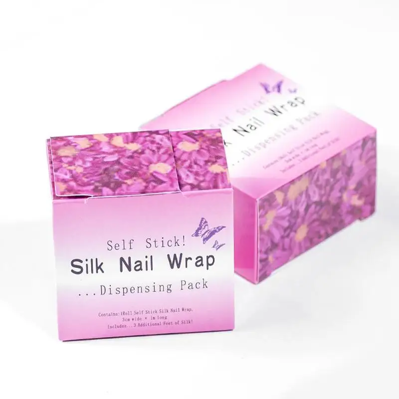 Nail Art Self Adhesive Tape Fiberglass Silk Wrap Roll Nail Art Broken Repair Manicure Sticker Roll Tool