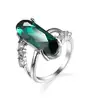 90048-d35188.jpg Bague classique en argent Sterling 925 véritable, 2 CT, cristal de Zircon violet, bijoux de mariage, bague de fiançailles pour femmes