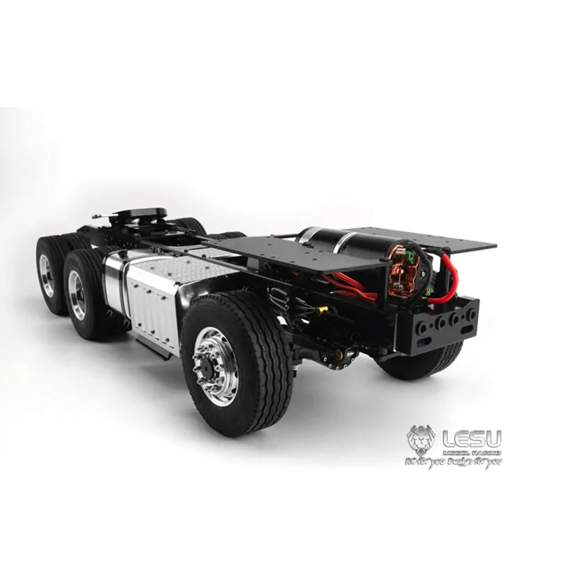 Металлическое шасси LESU Benz 6x6 1/14 для радиоуправляемого трактора TAMIYA 1851