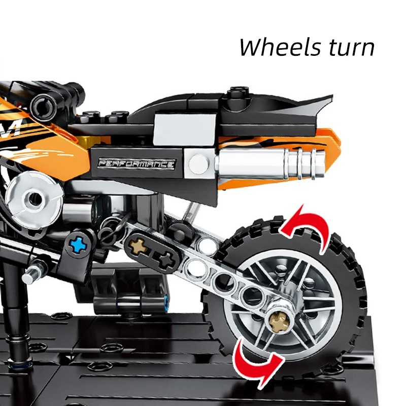 171pcs Technic Motorbike Harleyed Building Block Fit legoing Technic Motorcycle Car Vehicles Autobike Set for Children Boy Toys