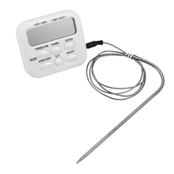 

Digital Cooking Food Meat Probe Thermometer Kitchen BBQ Oven Temperature Meter