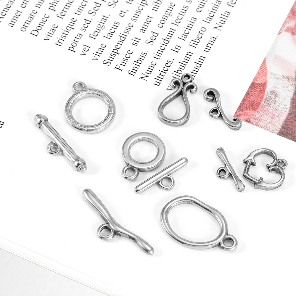 20pc 6x19mm Stainless Steel Pendant Pinch Bail Clasps Necklace Hooks Clips  Connector For Jewelry Making Findings Accessories DIY