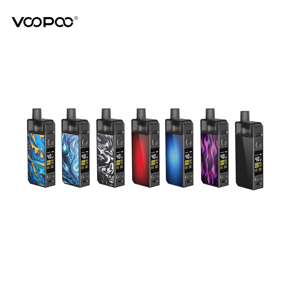 Комплект Voopoo NAVI, аккумулятор 1500 мА/ч, 3,8 мл, комплект с вейпом GENE. AI Chip и 40 Вт мод, электронная сигарета, испаритель vs vinci x Kit