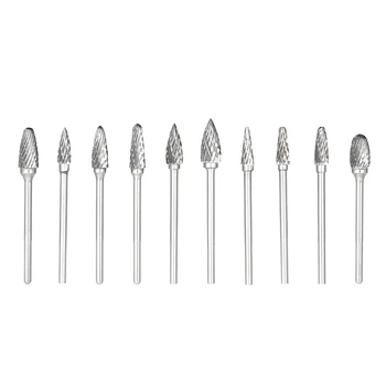 

10Pcs Grinding Heads Dentistry Equipment Tungsten Steel Nitrate Carbide Burs Drills Teeth Polishing & Smoothing Tool