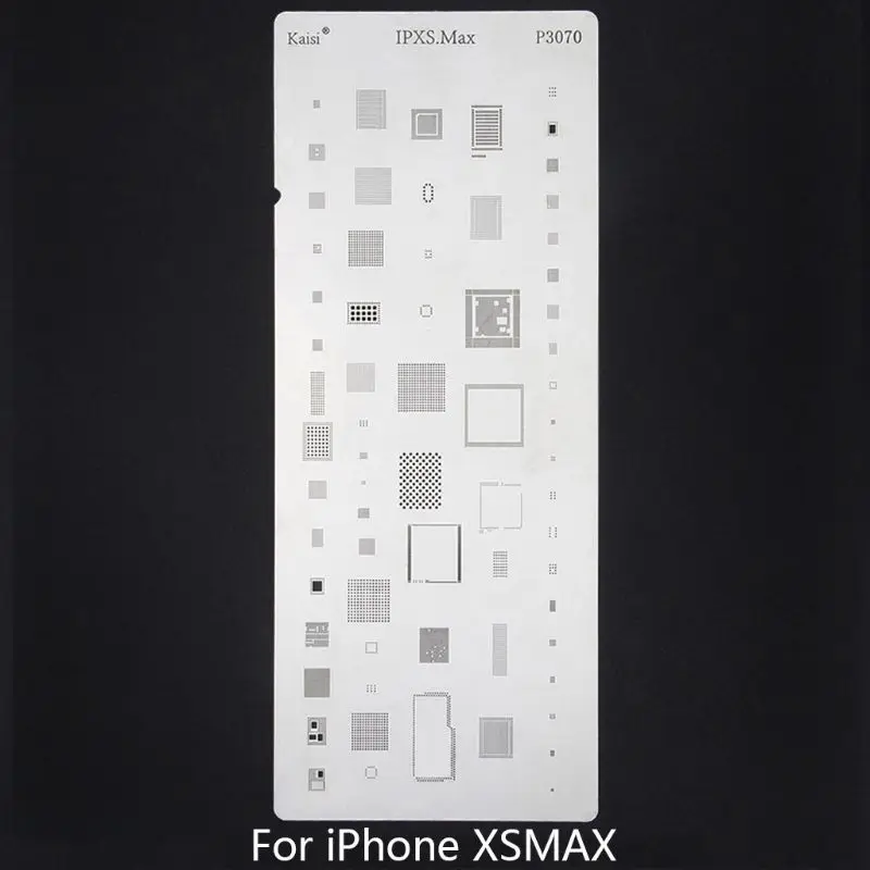 1 шт. из нержавеющей стали микросхема BGA трафарет наборы набор припоя шаблон для iPhone XS MAX/XR/XS/X/8 Plus/8/7 Plus/7/6 S Plus/6 - Цвет: A