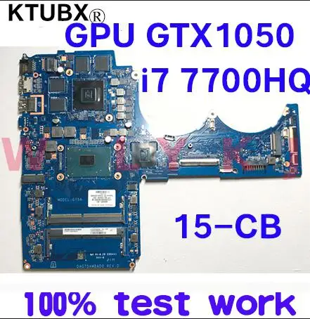 Материнская плата для ноутбука HP Pavilion 15-CB DAG75AMBAD0 926304-601 926304-501 процессор i7 7700HQ GPU