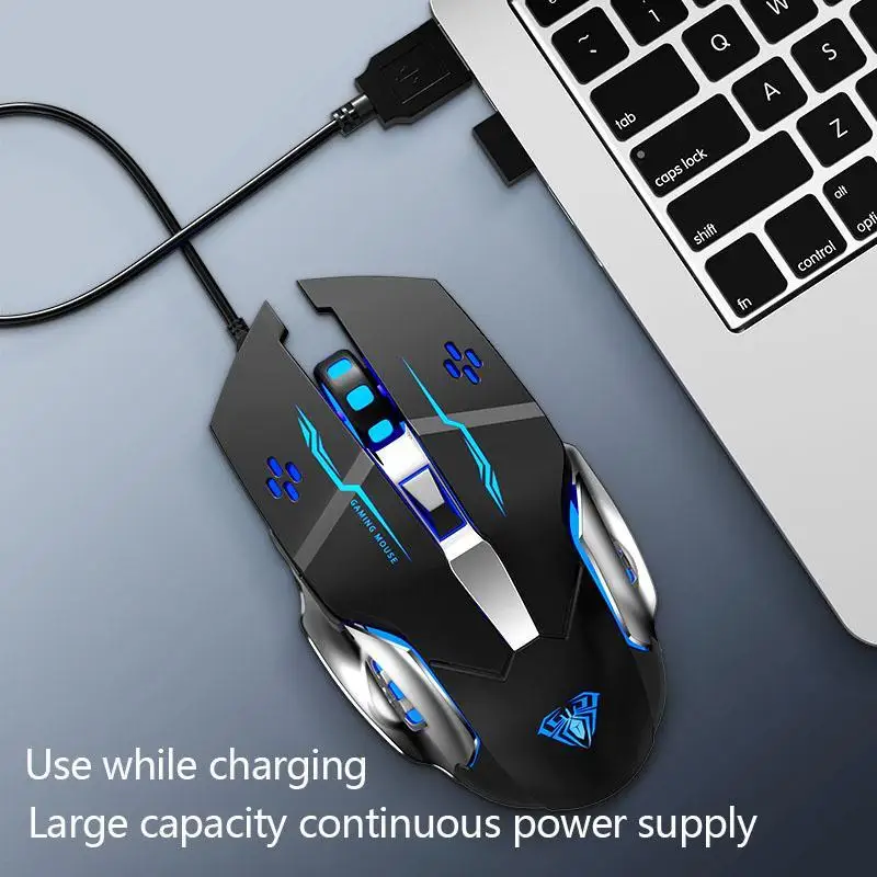 AULA SC100 Беспроводной Мышь зарядки игровая бесшумный для игровых ПК ноутбук
