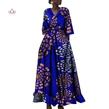 Vestidos africanos para mujer, ropa africana, vestido largo musulmán de alta calidad, Anakara, Media manga, WY832, 2021