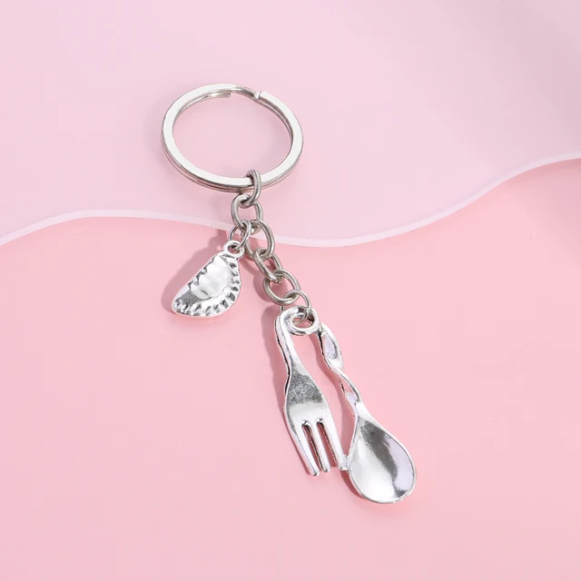 Shein Key Chains for Car Keys, Cooking Keychain Home Cooking Key Ring Fried Egg Pan Blender Cook Book Tableware Key Chain for Chef Gifts Jewelry DIY,Key