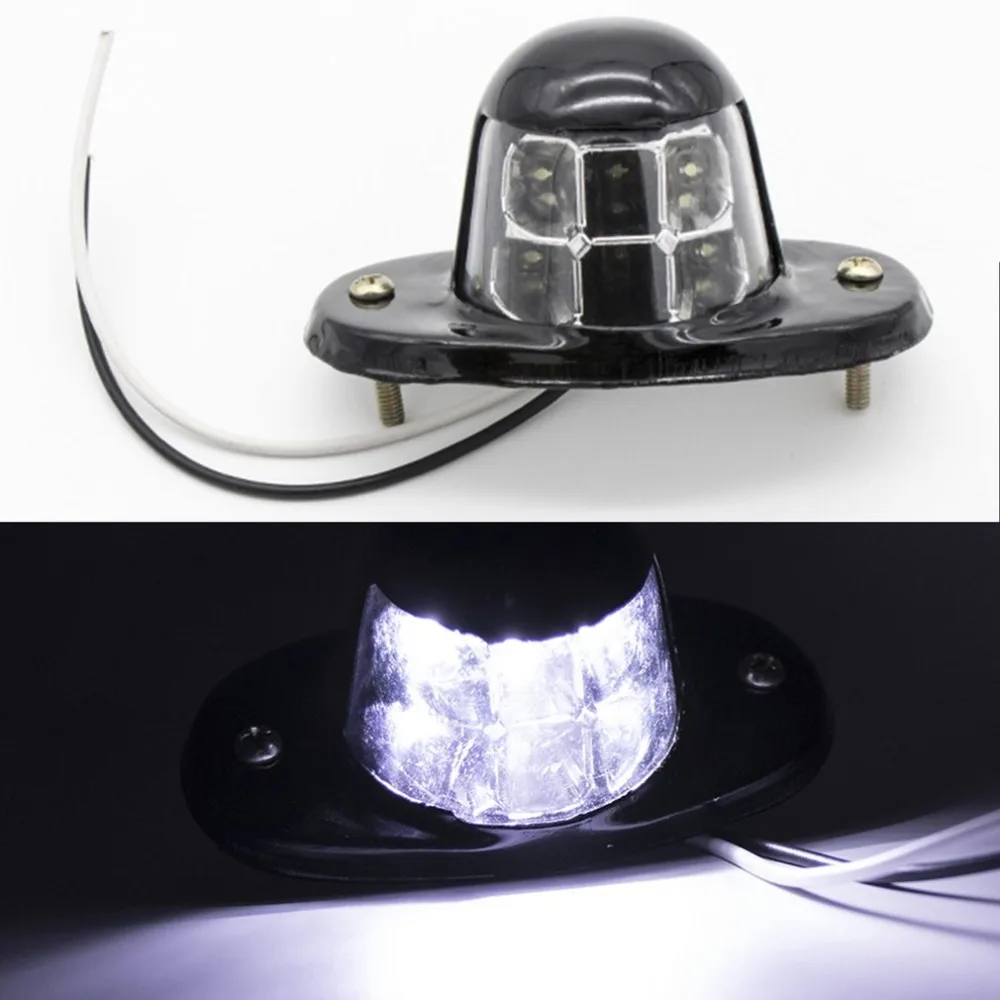 Дневные ходовые огни 12V Белый 6LED номерной знак Дверь кузов пикапа любезно светильник для автомобиля грузовика