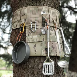 Bolsa colgante táctica para árbol de suspensión, bolsa de almacenamiento de herramientas de Camping, nailon 600D, bolsa de caza de camuflaje de alta calidad