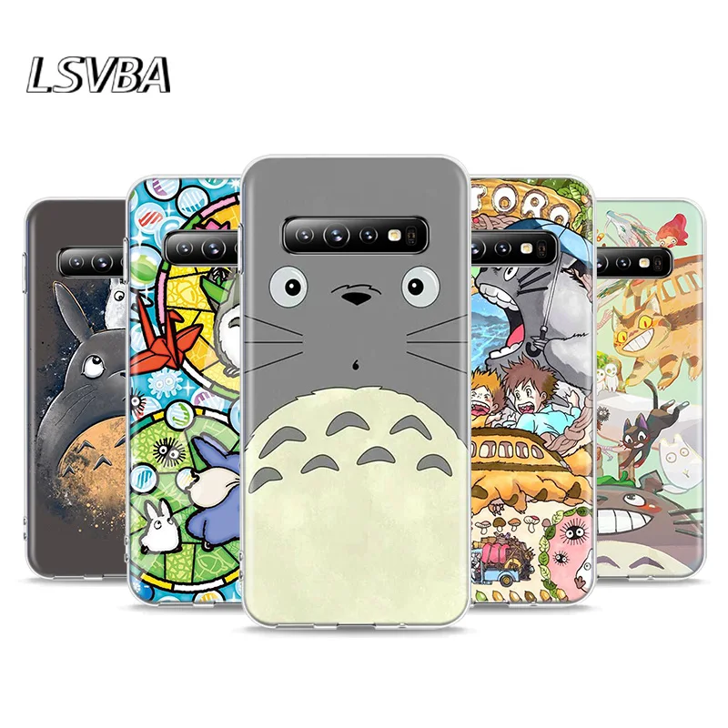 Милый мягкий чехол для телефона с изображением Тоторо Аниме Студии Ghibli Samsung Galaxy
