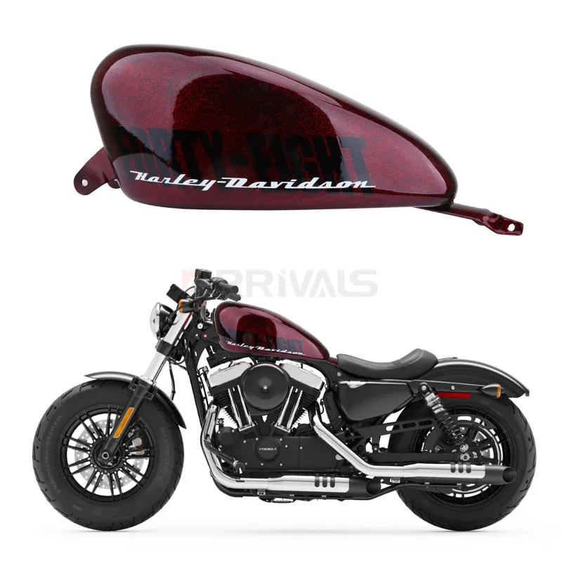 14.4L New Style Forty-eight Motorcycle Oil Gas Retro Fuel Tank For Harley  Sportster Iron XL 48 883 1200 04-18 Motorbike Tanks - AliExpress