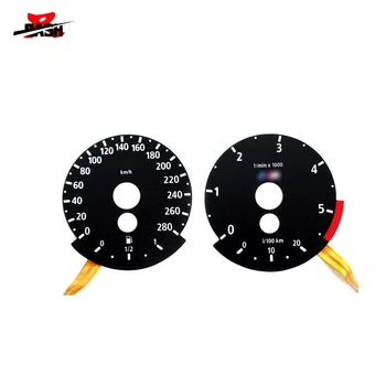 

DASH Brand New EL glow gauge for E92 335d Diesel 280km 5500 RPM Black Panel Reverse White Light