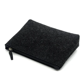 

Unisex Wallet Coin Purse Felt Digital Storage BagB Cable Charger Earphone Case Pouch Electronic Gadgets Organizer Durable