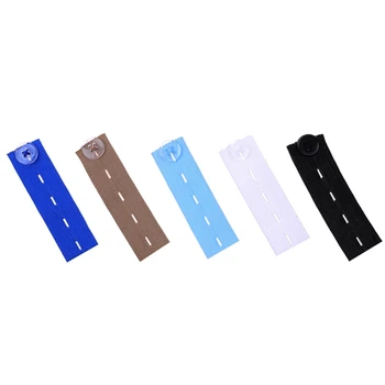 

1Pcs Skirt Trousers Jeans Waist Expander Waistband Extender Button Pant Elastic Extender Wonder Button Belt Extension Buckle