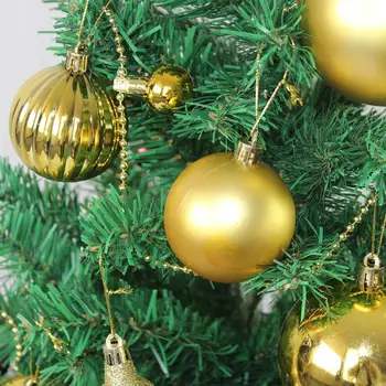 

57pcs Christmas Tree Decor Ball Xmas Plastic Hanging Ball Ornament decorations for Home Christmas