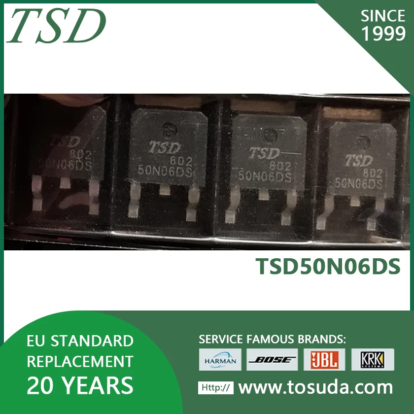 10 шт./лот TSD50N06DS TO-252 MOSFET N-канальный силовой транзистор | Электроника