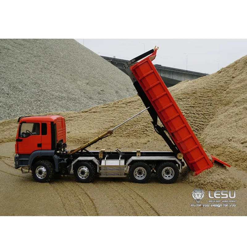 1/14 LESU RC MAN TGS Hydraulic Dumper 8x8 Truck Tipper|Радиоуправляемые грузовики| |