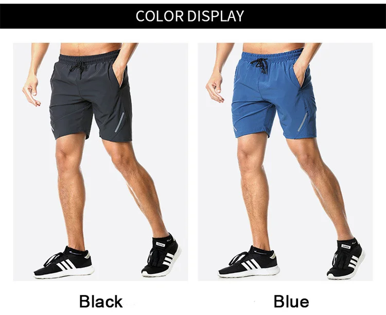Mens Running Shorts Gym Fitness Workout 