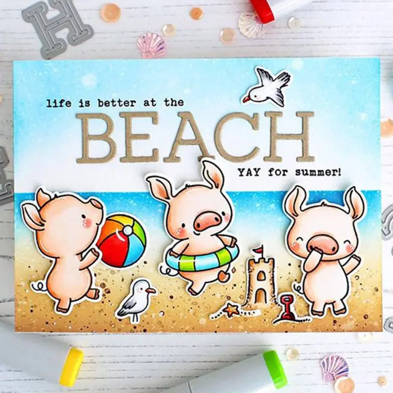 

1 Set Letter DIY Metal Cutting Dies Stencil Greeting Card Decor Scrapbooking Album Stamp Paper Card Art Crafts Decor