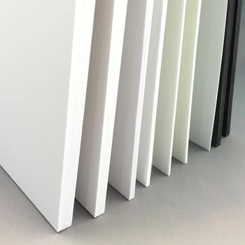 

White 300x200mm / 100x200mm PVC foam board Handmade Model making material plastic flat board For DIY Building model materials