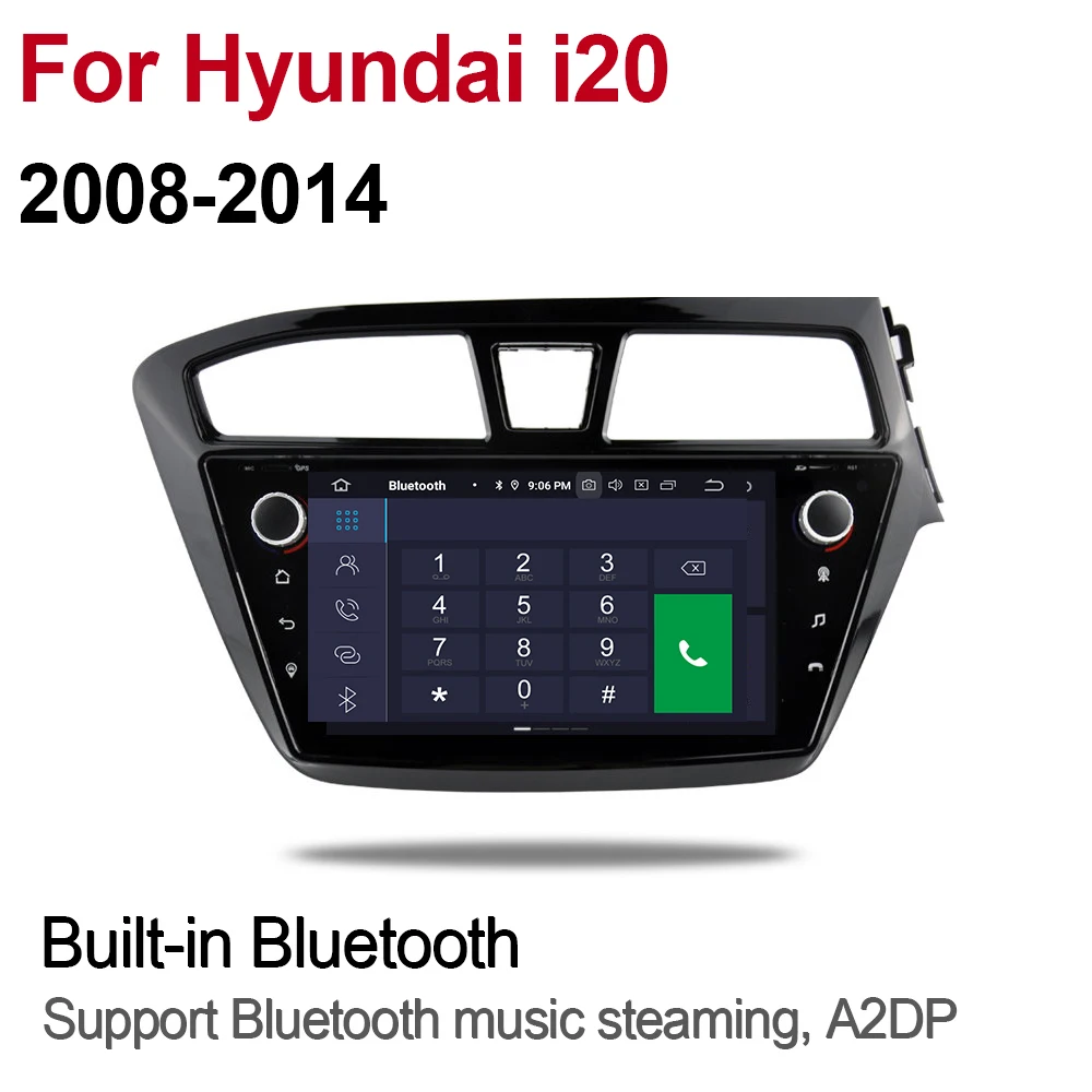 Cheap ZaiXi For Hyundai i20 2008~2014 RHD Right Hand Drive Car Android 9 GPS Navigation Multimedia system Bluetooth Radio Amplifier HD 2
