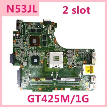 

N53JL GT425M/1G Motherboard REV2.2 For ASUS N53 N53J N53JF N53JG N53JL Laptop mainboard N53JG Mainboard Test 100% OK