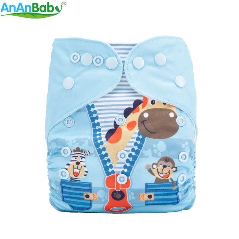 {AnAnBaby} Новый дизайн многоразовые один размер большинство цифровых отпечатков