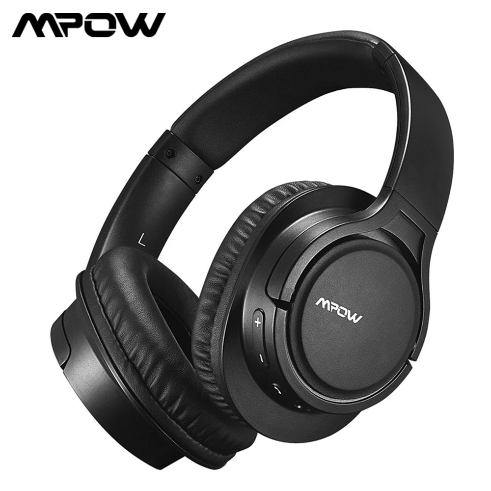 H7 Stereo Wireless Headset for Mpow Over Ear Bluetooth Headphones with Microphone Super Long 15 H Playtime Wireless Headphones