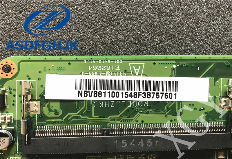 Ноутбук материнская плата для Acer aspire Nautilus ES1-131 основная плата NBVB811001 DAZHKDMB6E0 DDR3 SR29H N3050 тест нормально