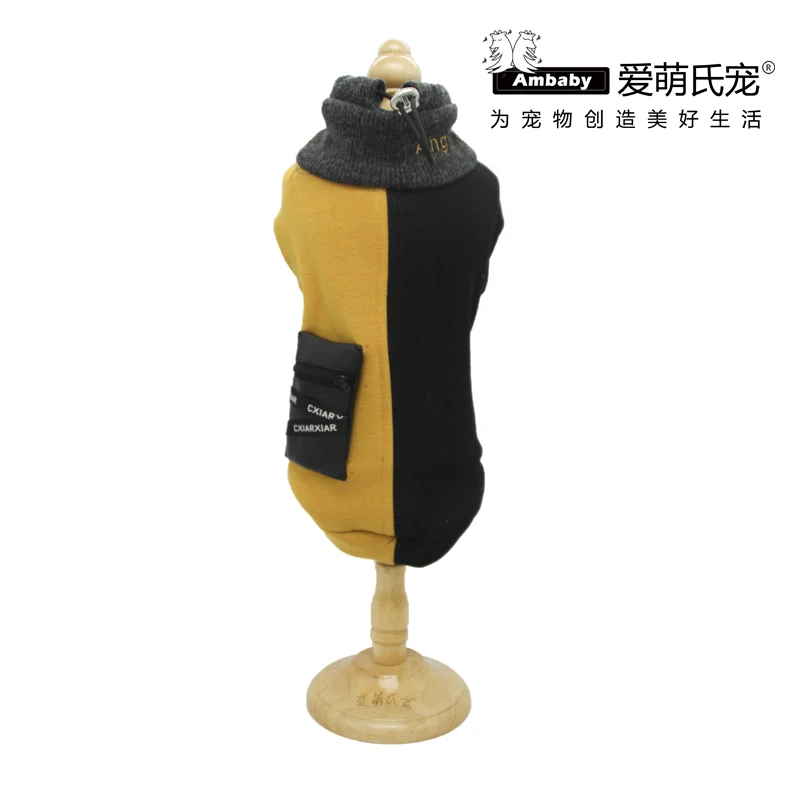 Yellow Ambaby демисезонная одежда для домашних животных продукты флисовый комбинезон теплое пальто для Собаки Одежда для куртки для маленьких собак средних и больших размеров, Размеры Домашние животные, собаки и кошки - Цвет: Yellow